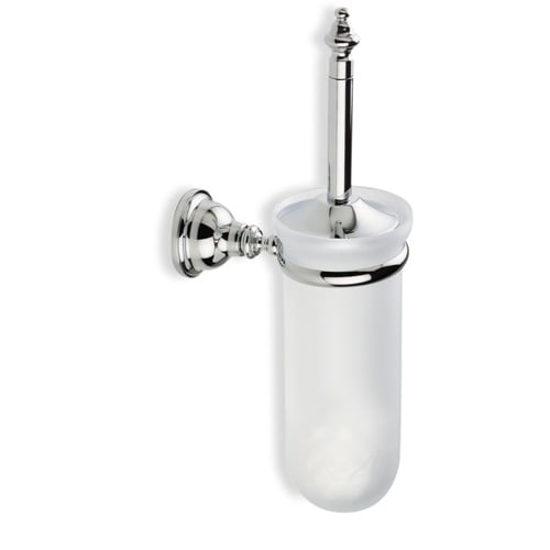 Toilet Brush Holder, Classic Style, Wall Mounted, Glass StilHaus EL12